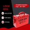 WISAMIC Group Lockout Tagout Lock Box: with 13 Slots Portable