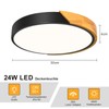 Qamra LED Ceiling Light, Ceiling Light, 30 cm, Black Ceiling
