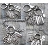 Saint Anthony of Padua, Patron St. Keychain, Clip or Necklace.