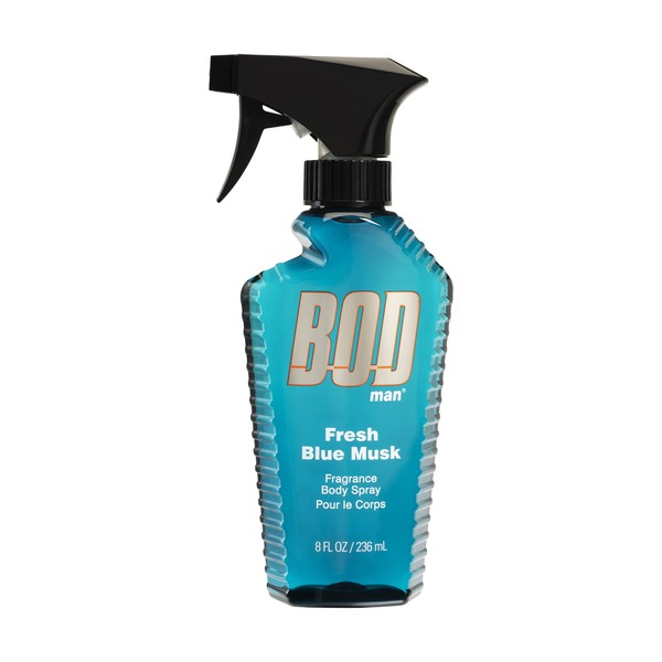 BOD Man Fresh Blue Musk Body Spray 8 Ounces