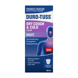 Duro-Tuss Dry Cough & Cold Liquid Night 200ml