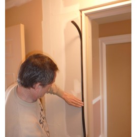 Sponge Neoprene Rubber Strip - Non-Adhesive Weather Stripping Insulation Roll for Gaps Between Door or Window Frame and Framework - 0.75” x 0.375” Thick - 20 ft roll.