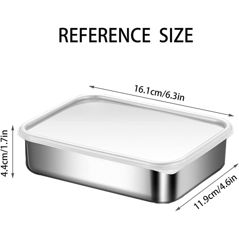 Tuperoymse Stainless Steel Containers Food Storage Bento Box Dishwasher Safe