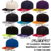 Flexfit YUPOONG 6089MT Baseball Flat Visor Adjustable 2 Tone 10