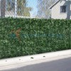 TANG Sunshades Depot 4'x8' FT Artificial Faux Laurel Privacy Fence