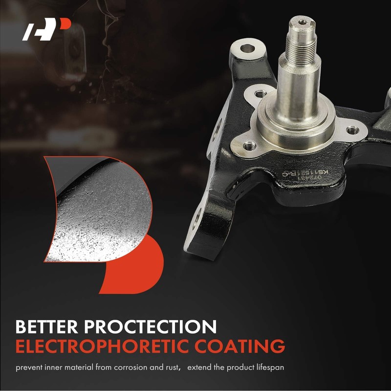 A-Premium Front Suspension Steering Knuckle Compatible with Mazda Miata 1999-2005,