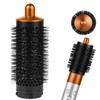 Cyberwork Spazzola volumizzante grande rotonda aggiornata, compatibile con styler ad