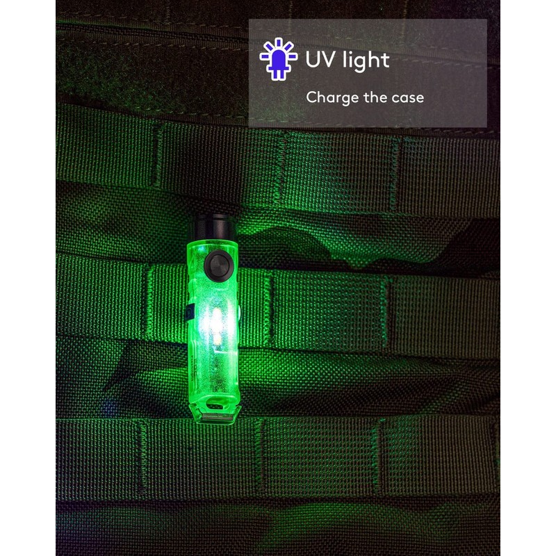 RovyVon A5 G4 EDC Keychain Flashlight USB-C Charging, 420 High