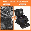 IBVIVIC Gig Band Cable File Bag With Adjustable Dividers Dj