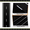 Remagr Racetrack Floor Running Black Racer Party Decoration Mat Road