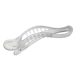 Herbeluemily Hair Clip, Alligator Clip, Dakar, Bangs Clip, Hairpin Salon, Simple, Unisex, Light Gray