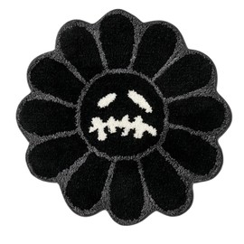 KFSCIP Cool Rugs, Cool, Gothic, for Bedroom, Round Bathroom Mat for Moisture Absorption, Bedroom Mats, 60x60 cm