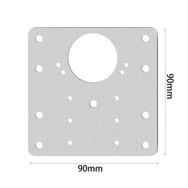 2 PCS Hinge Repair Plate with 12PCS Screws, Stainless Steel Hinge Repair Plate Kit, Kitchen Cabinet Cupboard Door Hinge Repair Brackets with Screws for Kitchen Wood Furniture Drawer Window Door