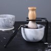 aisiming Marble Shaving Bowl for Shaving Soap & Cream, Shave