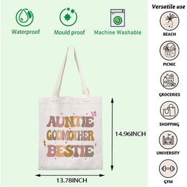 Baptism Gift Madrina Survival Kit Auntie Godmother Bestie Makeup Bag Aunt Godmother Gift Godmother Thank You Gifts Christening Gift (Godmother Bestie T)