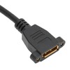 DP Female to Mini DP Male Cable Double Hole Lockable