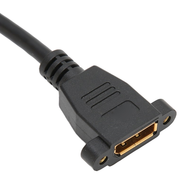 DP Female to Mini DP Male Cable Double Hole Lockable