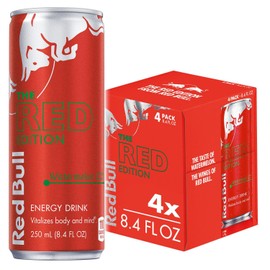 Red Bull Red Bull Energy Drink, Watermelon, 8.4 Fl Oz (4 pack), 8.4 Fl Oz