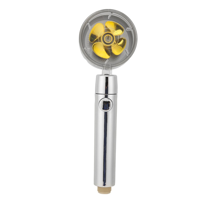 Turbine Fan Shower Head Shower Hose High Pressure 360 °