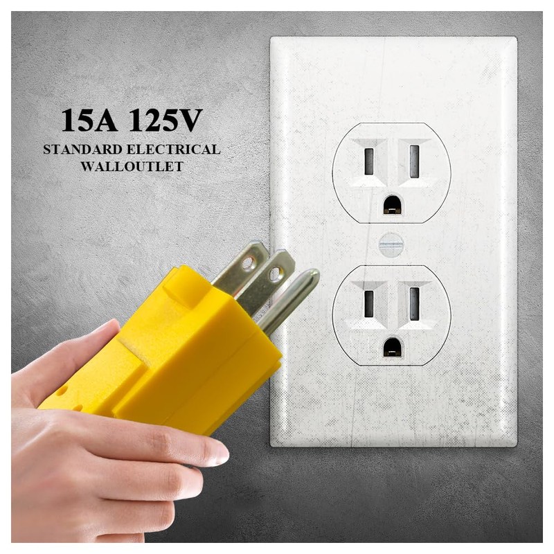 RV Adapter Cords 15 amp (5-15P) Male to 30 amp