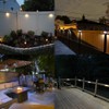 KBP Solar Fence Lights Outdoor Decorative Garden Lights Waterproof Wall