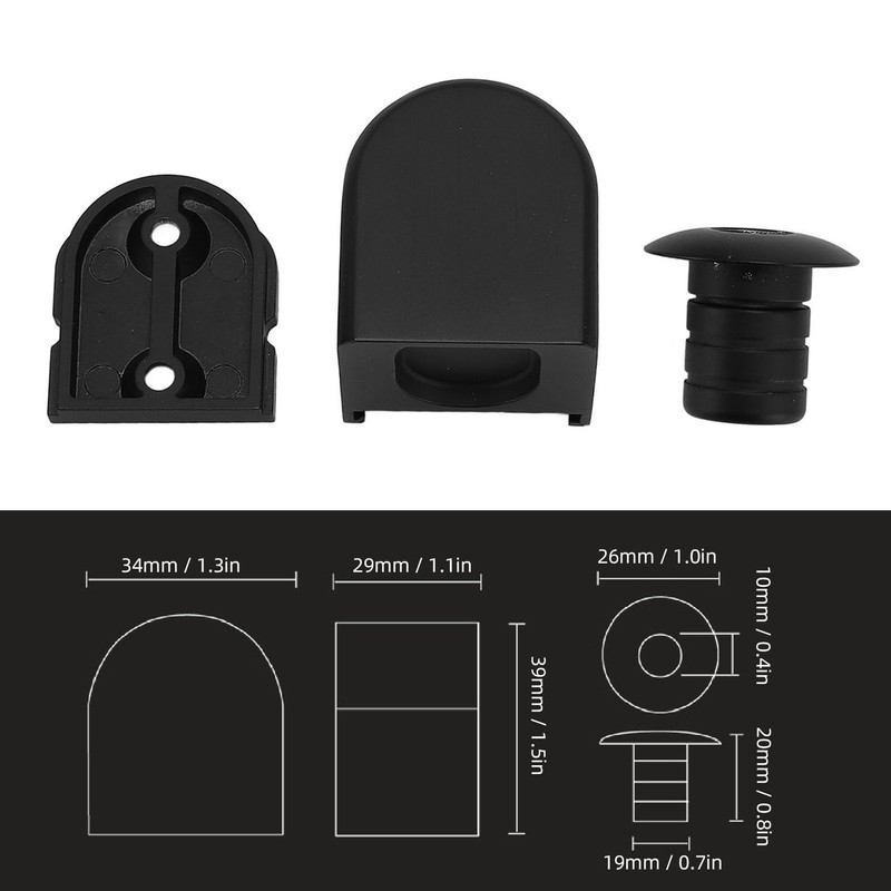 Luocute Magnetic Door Stopper Windproof, Upgrade Punchfree Mechanical Silent Floor