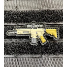 Marksman Sniper Rifle 308 Gun Army Weapon COD Tactical Morale Patch Hook