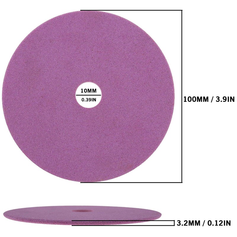 Create idea Grinding Disc Wheel 100mmx10mmx 3.2mm Corundum Chainsaw Sharpening