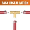 SUNGATOR 100-Pack 1/2" Pex Tee Fittings, Pex Fittings 1/2 Inch