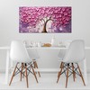TYTAUPT Tree Pictures Wall Decor for Bedroom Women,Pink Wall Art