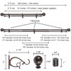 Kemmie 1" Classic Window Curtain Rod with Round & Barrel