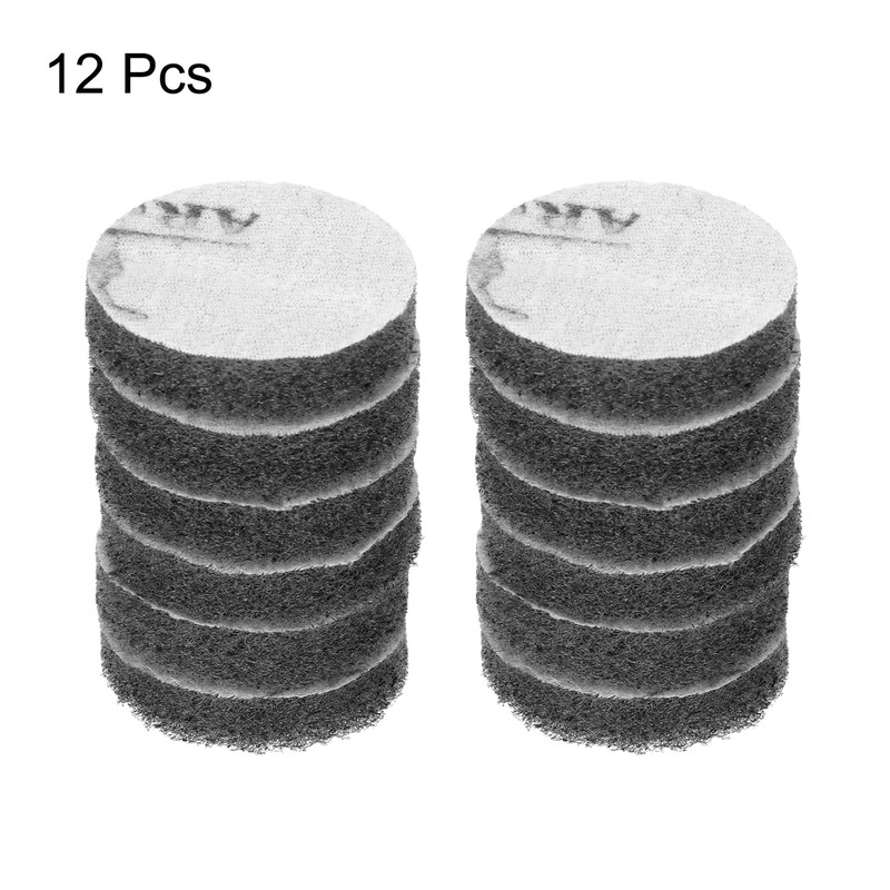 sourcing map 12pcs Scrubber Scouring Pads 1200 Grits 3 Inch