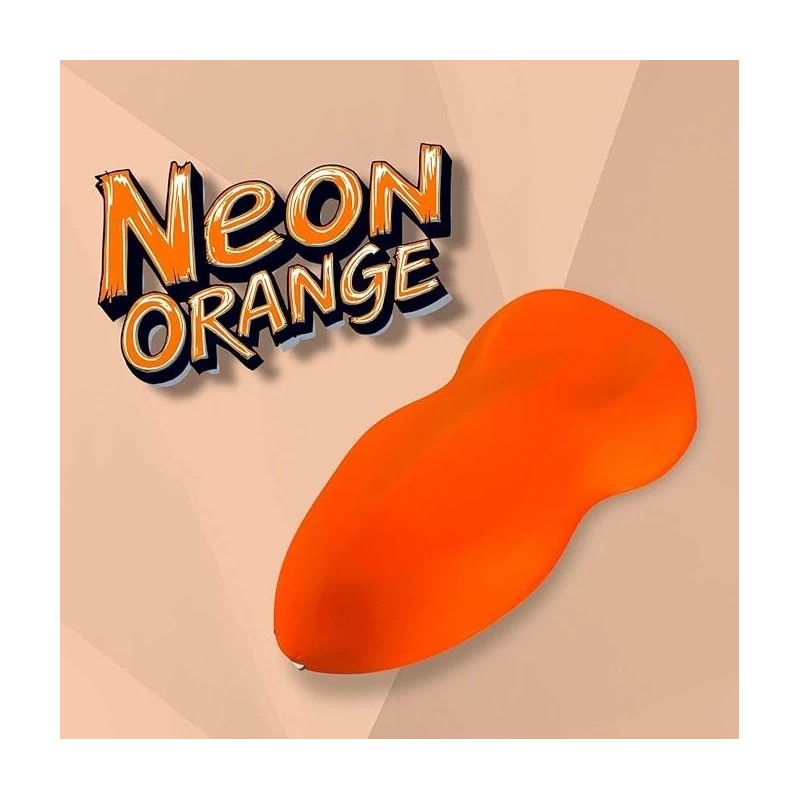 LiME LiNE Automotive Neon Orange Basecoat Spray Paint - 14