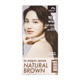 Man with Flowers Ink Hair Color N6 Natural Brown / 꽃을든남자 먹물 헤어칼라 N6 자연갈색