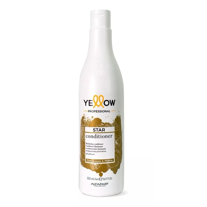 Yellow Shampoo + Acondicionador Yellow Star Iluminador 500 Ml