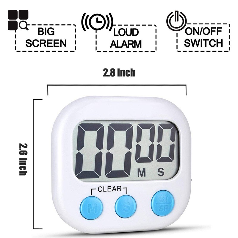 Classroom Timers for Teachers Kids Large Magnetic Digital Timer 12