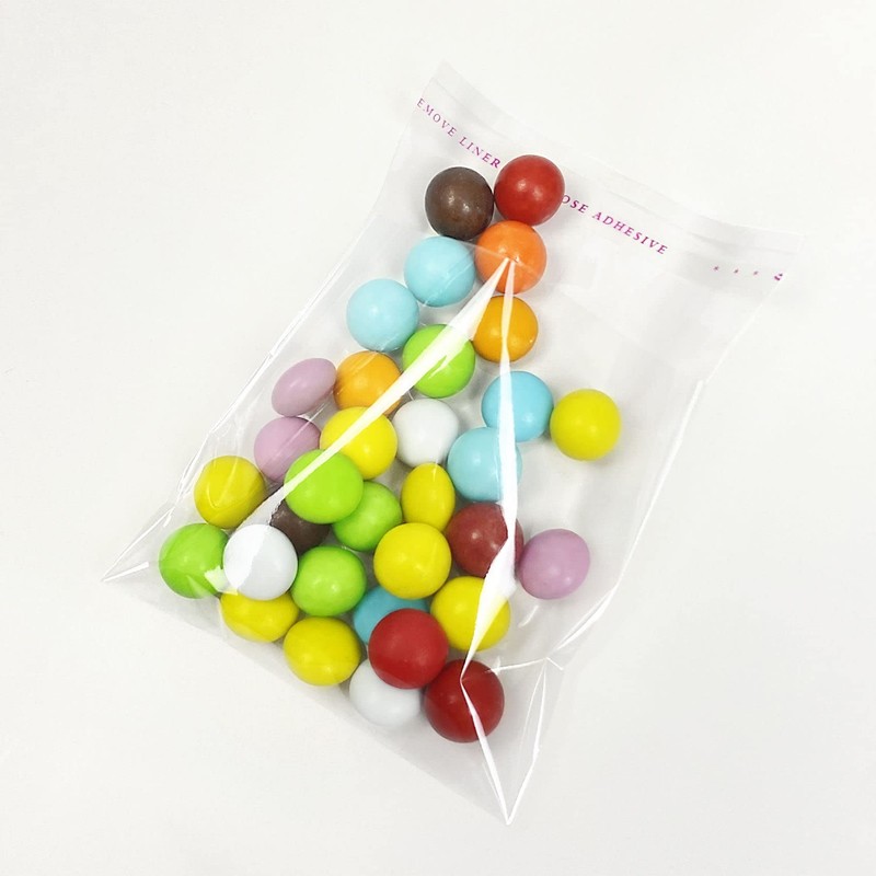 Morepack Morepack Self Sealing Cellophane Bags Self Adhesive,3x3 Inches Clear