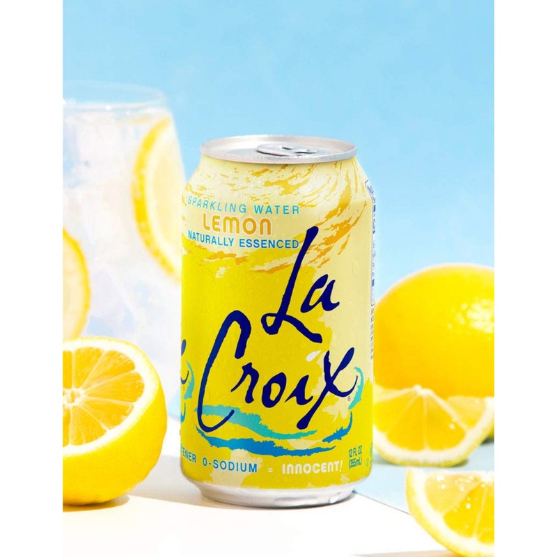 LaCroix, Sparkling Water, Lemon, 12 oz, (pack of 12)