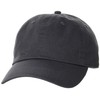 New Hattan 1400 Washed Baseball Cap, charcoal