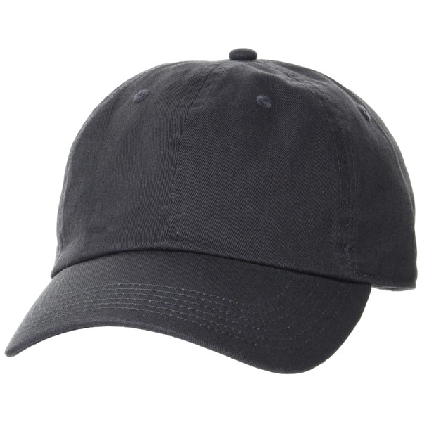 New Hattan 1400 Washed Baseball Cap, charcoal