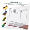 VILLFUL Birdcage Bath Parrot Bathtub Bird Shower Hanger Playset for