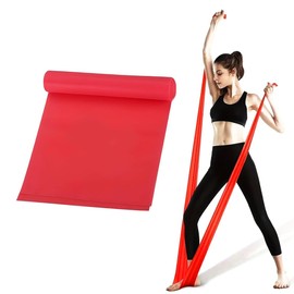 SGERUFZ Fitness Bands Exercise Band with Carry Bag & Exercise Instructions for Yoga, Pilates, Strength Training, Physiotherapy