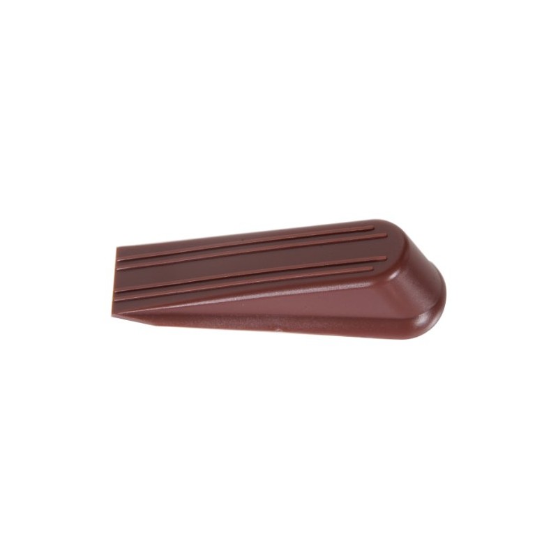 Hardware Essentials 851338 Floor Door Stops Wedges Brown 3" -