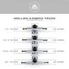 Sushi Hollow Kingpin Polished Skateboard Truck 5.5"