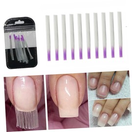 Beavorty Fiberglass Nail Extension Tips for Nail Art and Easy to Use for Professional and Home Manicure for Custom Designs