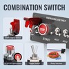 RVBOATPAT 5 in 1 Ignition Switch Panel Boat Toggle Switch