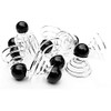 Beautiful Faux Pearl Hair Twists - Spring Coils – 10