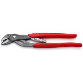 KNIPEX KNIPEX 85 01 250 SmartGrip Water Pump Pliers with automatic adjustment grey atramentized with non-slip plastic coating 250 mm
