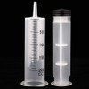 2 Pack 200 ML Syringe for Nutrient Measuring 100cm Tube