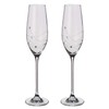 Dartington Crystal ST2557/5/P - Glitz Champagne Flutes, Set of 2